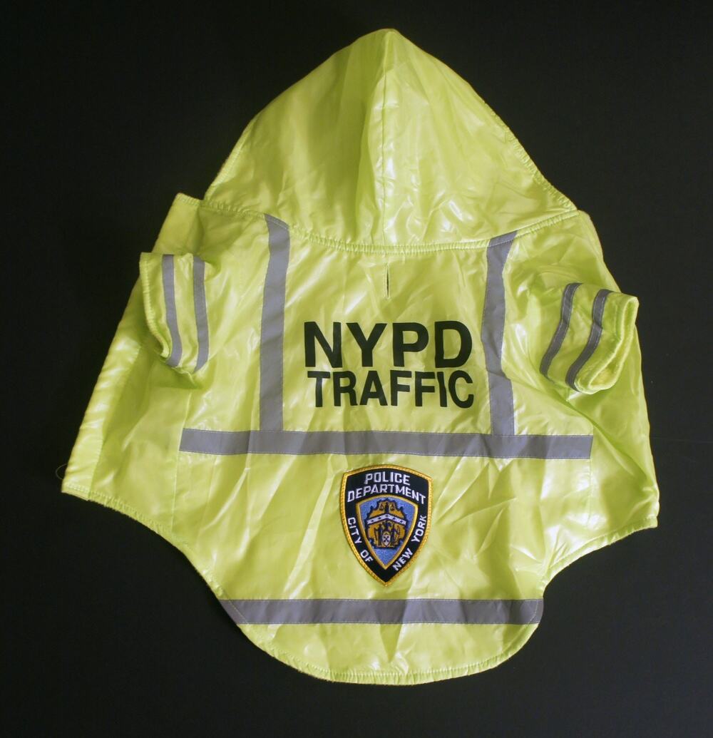 Royal Animals Authentic Licensed Water-Resistant NYPD Dog Coat Size M